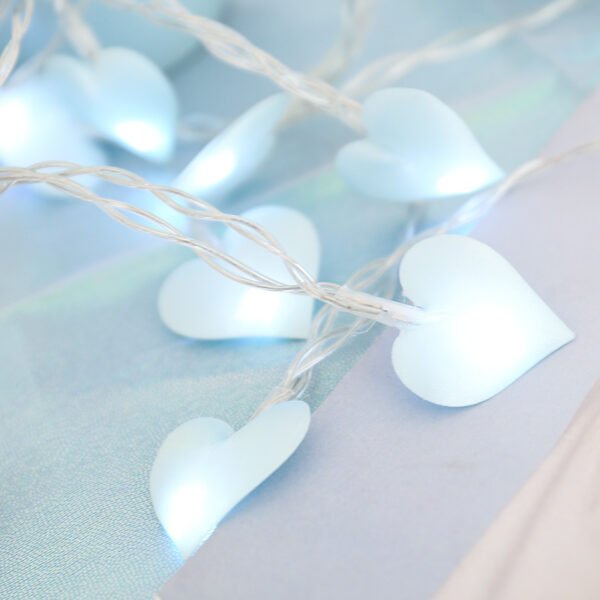 Led Lights Curtain Lights Fabric Peach Heart String Lights – Bild 5