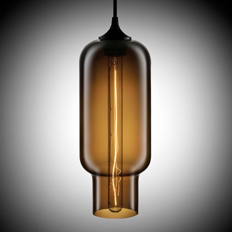 Nordic Modern Loft Pendant Lamp Glass Lustre Industrial Decor Hanging Lights Fixtures – Bild 6