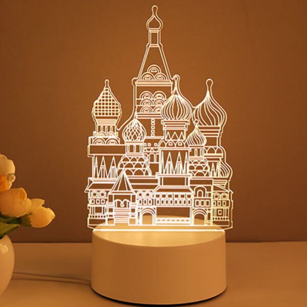 3D Lamp Acrylic USB LED Night Lights Neon Sign Lamp Xmas Home Decorations For Room Decor Valentines Day Gifts – Bild 6