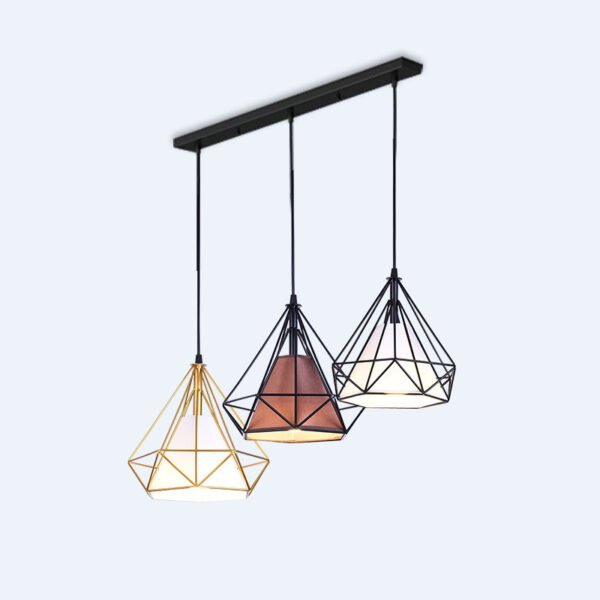 Wrought iron color diamond chandelier – Bild 4