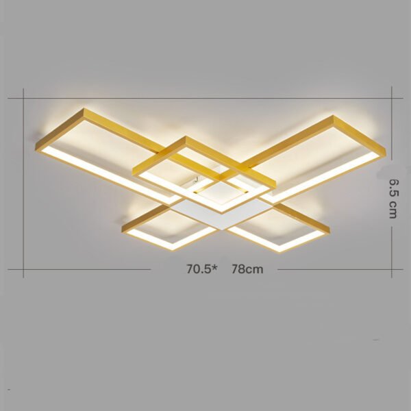 LED Ceiling Lamp Warm Bedroom Simple Household – Bild 5