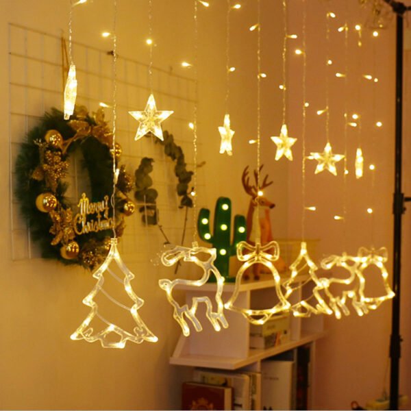 Christmas Curtain Shop Window Lights – Bild 4