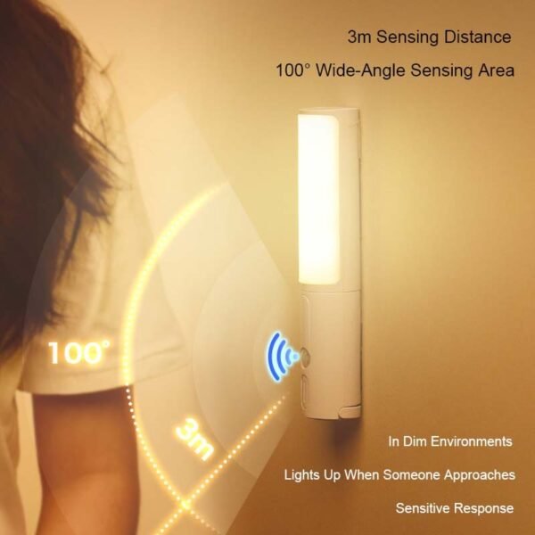 New Style Smart Human Body Induction Motion Sensor LED Night Light For Home Bed Kitchen Cabinet Wardrobe Wall Lamp – Bild 6