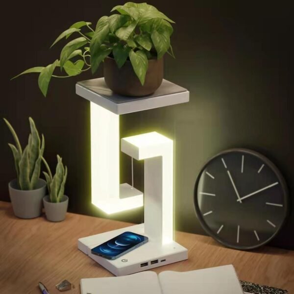 Creative Smartphone Wireless Charging Suspension Table Lamp Balance Lamp Floating For Home Bedroom – Bild 2