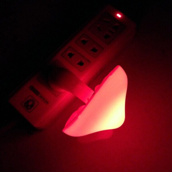 LED Night Light Mushroom Wall Socket Lamp EU US Plug Warm White Light-control Sensor Bedroom Light Home Decoration – Bild 9
