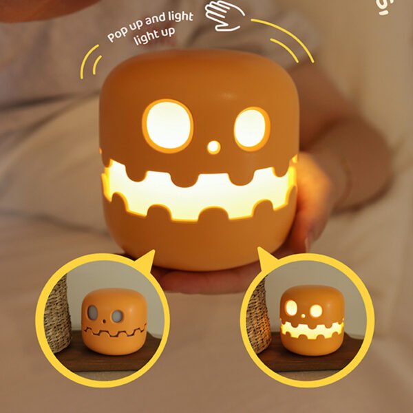 Pumpkin Lamp Bedside Halloween Funny Decoration Ambience Light For Bedrooms Living Room Decoration Kids Birthday Gift Halloween Decorations – Bild 4