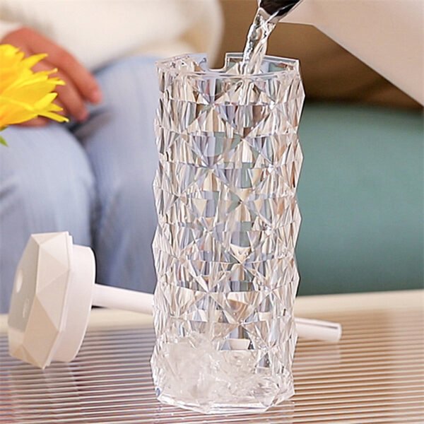 Crystal Lamp Air Humidifier Color Night Light Touch Lamp With Cool Mist Maker Fogger LED Atmosphere Room Decoration Home Decor Lights – Bild 10