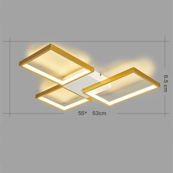LED Ceiling Lamp Warm Bedroom Simple Household – Bild 3