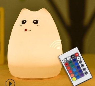 Silicone Touch Sensor LED Night Light For Children Baby Kids – Bild 10