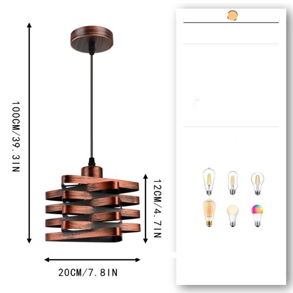 Bedside Chandelier American Vintage Living Room Bedroom Chandelier – Bild 5