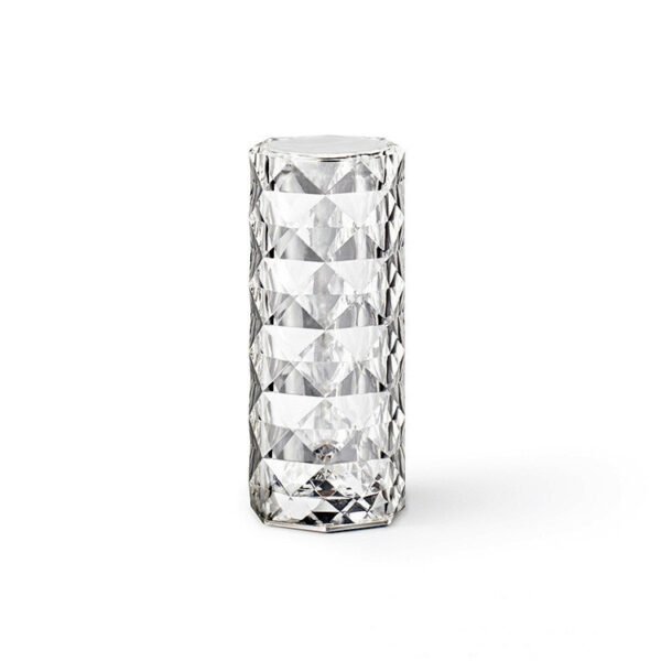 Nordic Crystal Lamp USB Table Lamps Bedroom Touch Dimming Atmosphere Diamond Night Light Rose Projector Lamp Decor – Bild 5