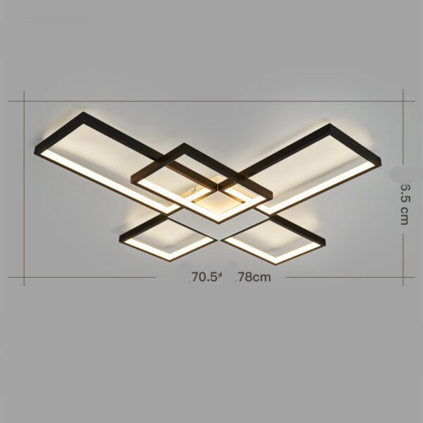 LED Ceiling Lamp Warm Bedroom Simple Household – Bild 4