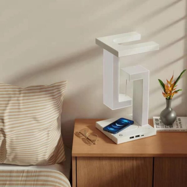 Creative Smartphone Wireless Charging Suspension Table Lamp Balance Lamp Floating For Home Bedroom – Bild 5