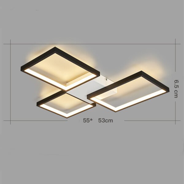LED Ceiling Lamp Warm Bedroom Simple Household – Bild 2