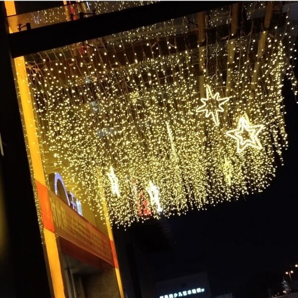 LED Full Sky Star Decorative Light String Shopping Mall Colored Lights – Bild 5