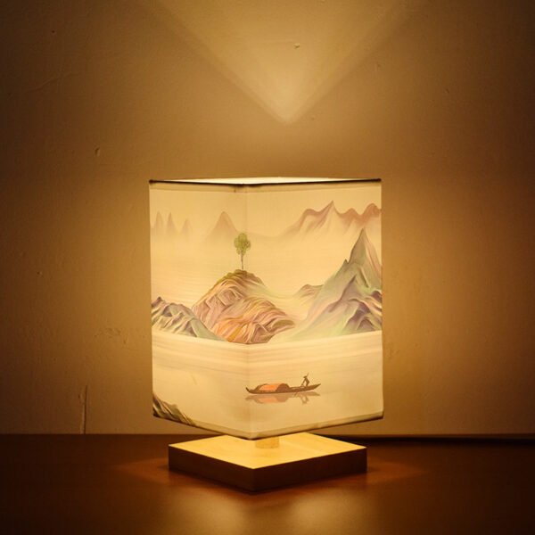 New Chinese Retro Style Bedside Night Light Warm – Bild 8
