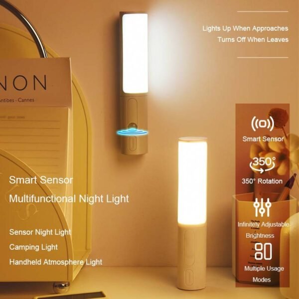 New Style Smart Human Body Induction Motion Sensor LED Night Light For Home Bed Kitchen Cabinet Wardrobe Wall Lamp – Bild 5