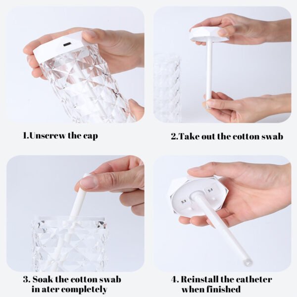 Crystal Lamp Air Humidifier Color Night Light Touch Lamp With Cool Mist Maker Fogger LED Atmosphere Room Decoration Home Decor Lights – Bild 8